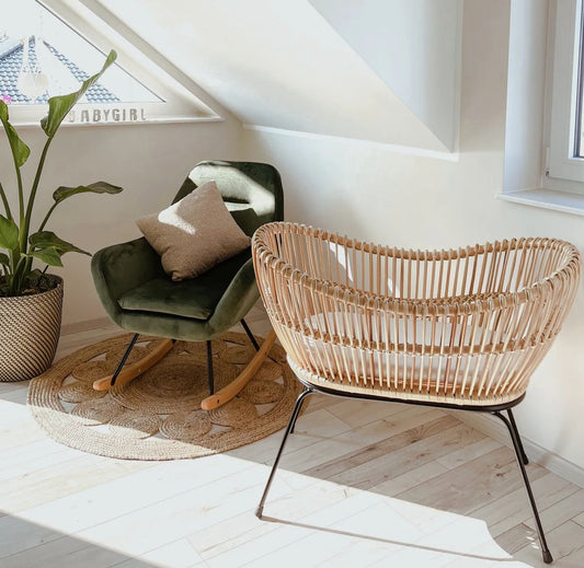 Rattan Babybett Mila